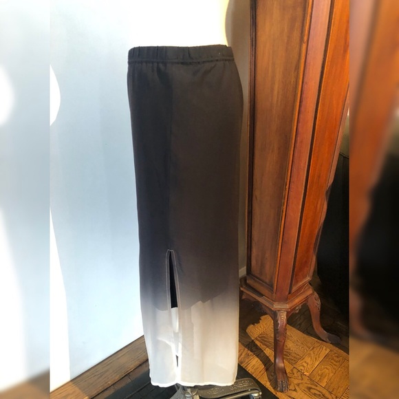 Donna Karan PURE Assym Silk Ombré Skirt - Picture 4 of 9